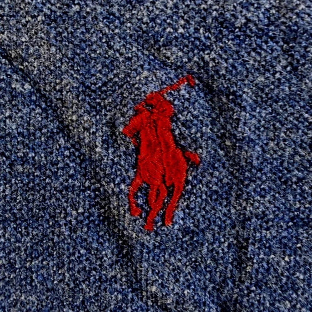 Polo Ralph Lauren Polo Shirt Mens 2XB Short Sleeve Heathered Navy Blue